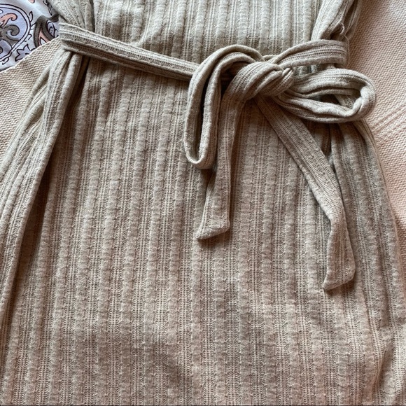 Amadi Anthropologie Knit Cream Midi Dress - Picture 3 of 9